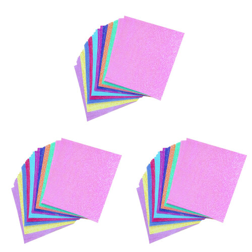 300Pièces Papier Perlée Pour Origami Artisanat 1