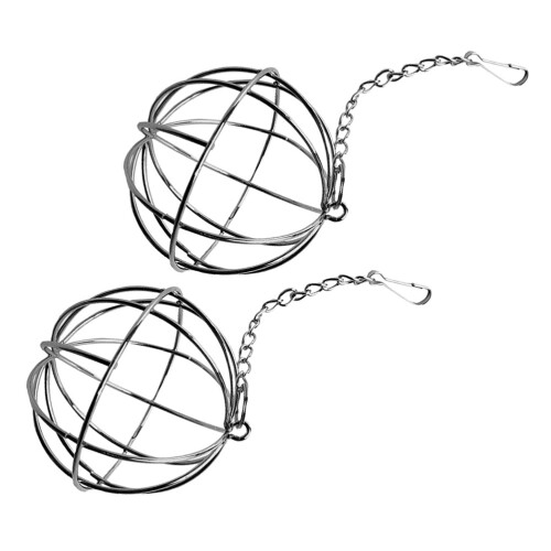 4Pièces Distributeurs Suspendus En Acier Inox Pour Lapins Argentés