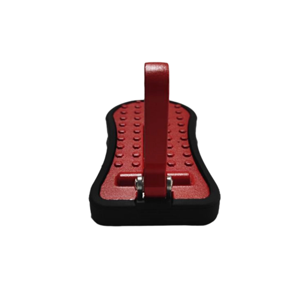 (Red) Car Pedal Aluminum Alloy Roof Rack Step Strong Bearing Capacity Safety Red 5759983894605