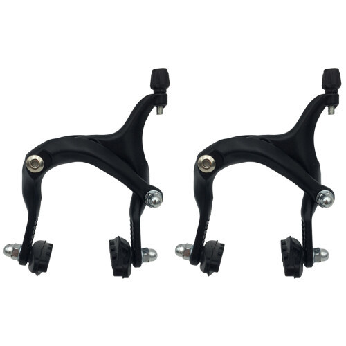 2Pièces Étrier De Long Bras Aluminium Noir 1
