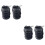 2Pièces Outil Nettoyage Pieds Noir Compact Résistant 6