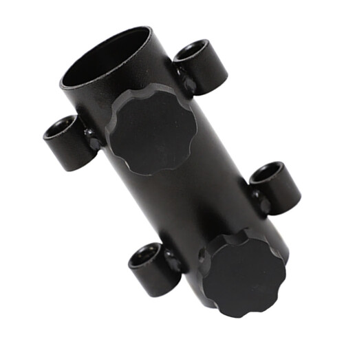 5Pièces Parasol Noir En Fer Pour Jardin Camping