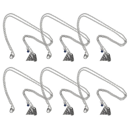 18Pièces Colliers Pendentifs Argenté Design Pizza Confortable