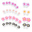 64Pièces Outils Pédicure Séparateurs En Silicone Colorés Réutilisables 3