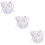 3Pièces Cols Faux Chiffon Accessoire Décoratif 8