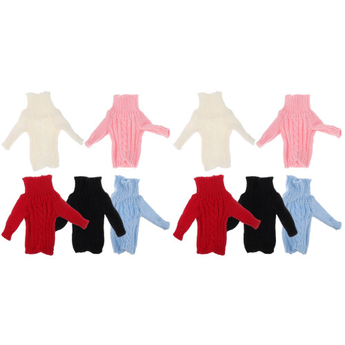 10Pièces Pulls Tricotés Doux Pour Accessoires Colorés Enfants 1