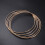 10Pièces Cercles Métalliques Dorés Pour Dreamcatcher 8