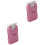 2Pièces Compteur Manuel Rose Pour Points Tricot Portable À 5