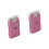 2Pièces Compteur Manuel Rose Pour Points Tricot Portable À 6