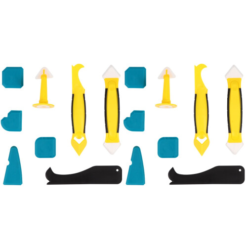 16Pièces Outils Durables Pour Joint Silicone Colle Colorés 1