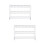 2Pièces Support Tubes Transparent 12 Trous 5