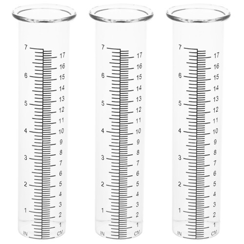 6Pièces Pluviomètre Durable Usage Météo Agriculture 2