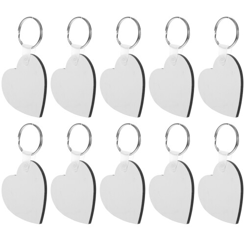 50Pièces Blanks - Artisanaux Blancs Mdf Métal DIY