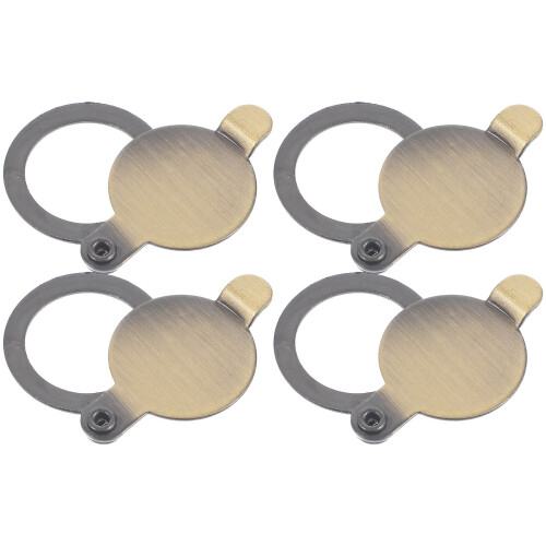 16Pièces Cache-Œil De Porte Cuivre Protection Intimité Sécurisée