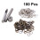 300Ensembles Fixations Boutons Œillets Couleurs Variées Pour Textile 8