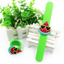 24Pcs Elastic Silicone Slap Bracelets Assorted Colors Kids Gift Decor