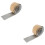 2Pièces Bande De Bordure Auto-Adhésive Argent PU Plinthe Décorative 8