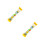 2Pcs Yellow Educational Kaleidoscope Toy Plastic Rotating Plaything 8