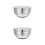 2Pcs Stainless Steel Egg Beating Bowl with Silicone Base and Lid 7