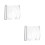 2Pcs Durable Baking Tinfoil Silver Aluminum Foil for Bbq and Kitchen 3