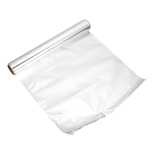 2Pcs Durable Baking Tinfoil Silver Aluminum Foil for Bbq and Kitchen 1