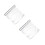 2Pcs Durable Baking Tinfoil Silver Aluminum Foil for Bbq and Kitchen 7