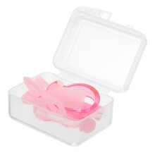 2Sets Plastic Swim Nose Clips with Comfortable Silicone Ear Plugs Pink
