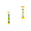 2Pcs Yellow Educational Kaleidoscope Toy Plastic Rotating Plaything 9
