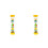 2Pcs Yellow Educational Kaleidoscope Toy Plastic Rotating Plaything 5
