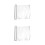 2Pcs Durable Baking Tinfoil Silver Aluminum Foil for Bbq and Kitchen 9