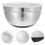 2Pcs Stainless Steel Egg Beating Bowl with Silicone Base and Lid 9