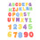 108Pcs Soft Eva Bath Toys Alphabet Letters Educational Assorted Colors 1