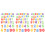 108Pcs Soft Eva Bath Toys Alphabet Letters Educational Assorted Colors 4