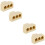 4Pcs Compact Rj11 Three Way Phone Line Splitter Copper Adapter 7