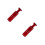 2Pcs Red Aluminum Graphics Card Frame Adjustable Computer Part 8