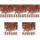 5Pcs Dark Red Decorative Stones for Miniature Railway and Sand Table 4