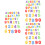 108Pcs Soft Eva Bath Toys Alphabet Letters Educational Assorted Colors 6