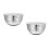 2Pcs Stainless Steel Egg Beating Bowl with Silicone Base and Lid 4