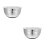 2Pcs Stainless Steel Egg Beating Bowl with Silicone Base and Lid 2