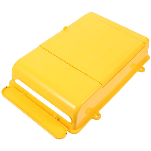 3Pcs Lockable Yellow Plastic Suggestion Box Wall Mount for Kids 2