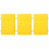 3Pcs Lockable Yellow Plastic Suggestion Box Wall Mount for Kids 6