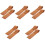 10Pcs Portable Brown Cutter Bags Compact Storage Pouch 4