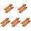 10Pcs Portable Brown Cutter Bags Compact Storage Pouch 3