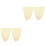4Pcs Beige Plant Frost Protection Covers with Windproof Drawstring 5