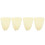 4Pcs Beige Plant Frost Protection Covers with Windproof Drawstring 4