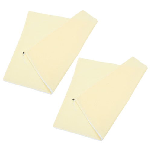 4Pcs Beige Plant Frost Protection Covers with Windproof Drawstring 2