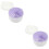 2Pcs Breathable White Denture Storage Case Portable Brace Holder 6