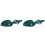 2Pcs Green Pet Poop with Tissue Holder Durable Plastic Scoop 3