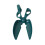 2Pcs Green Pet Poop with Tissue Holder Durable Plastic Scoop 2