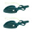 2Pcs Green Pet Poop with Tissue Holder Durable Plastic Scoop 6